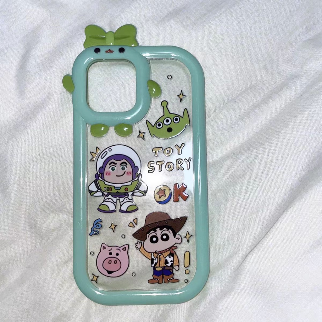 Ins Soft Case TPU Motif Buzz Lightyear Untuk iPhone 14 14pro 14max 14prm 13 13pro 13pro 11 6splus 7Plus 8Plus Xr XS 13 12pro Max