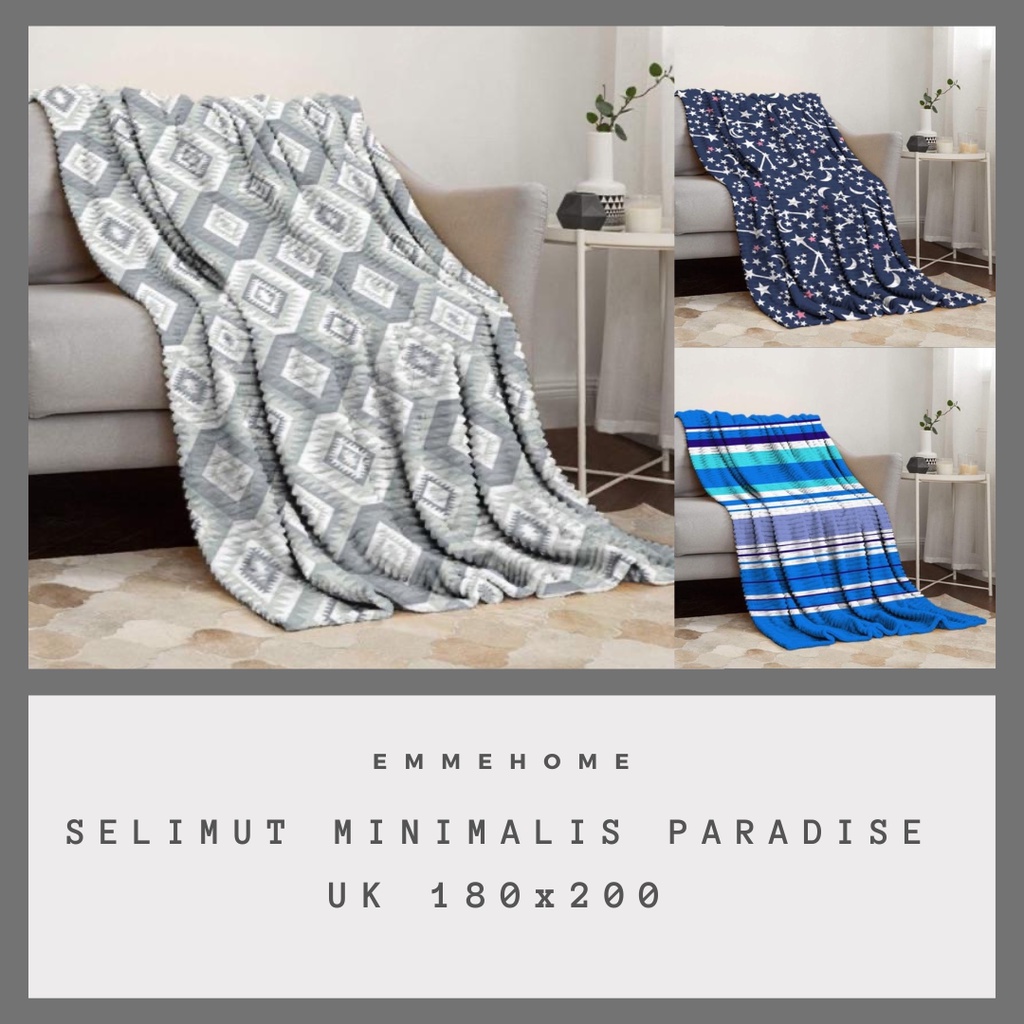 SELIMUT PREMIUM TIMBUL BULU DEWASA PARADISE UK 180x200 750GR