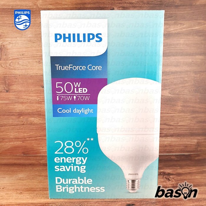 PHILIPS TrueForce Core HB LED Bulb 50W E27 GN3 5000 Lumen - 6500K Putih