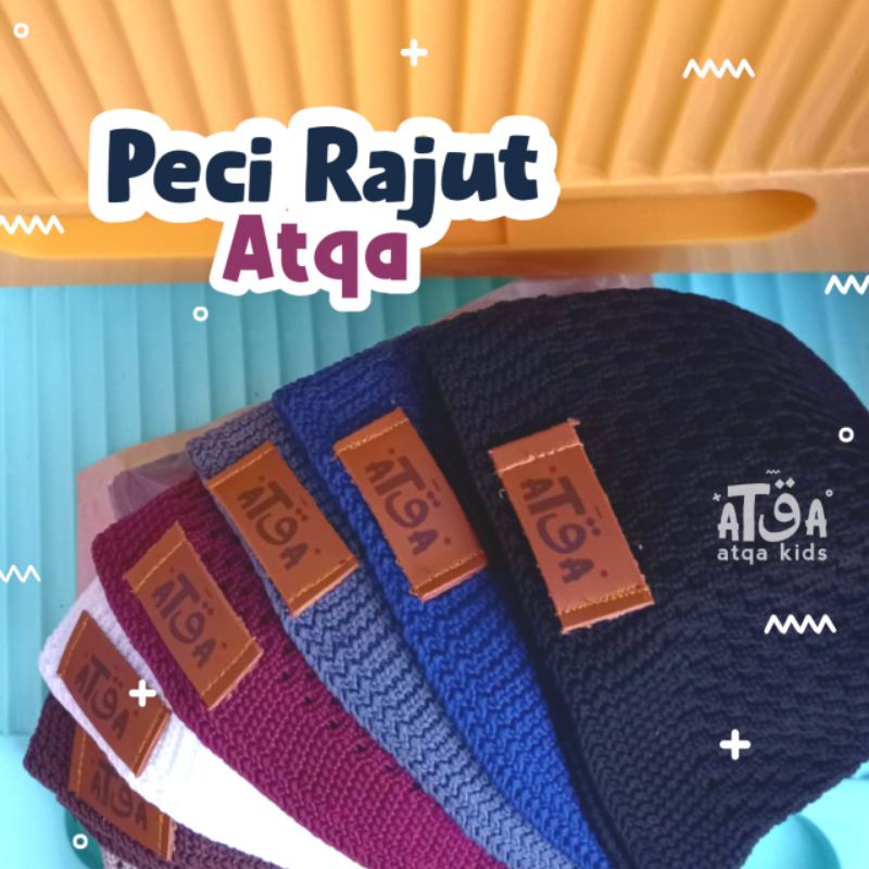 PECI RAJUT ATQA/ PECI RAJUT ANAK /PECI ATQA/PECI ANAK/ PECI RAJUT BAYI/KOPIAH ANAK/PECI ANAK LAKI-LAKI