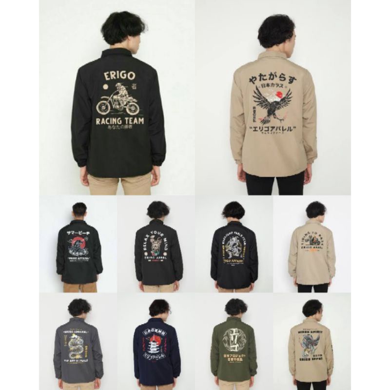 Erigo Naga Coach Jaket Wanita Pria | Erigo Store | Jaket Coach | Coach Jaket | Jaket Erigo Apparel