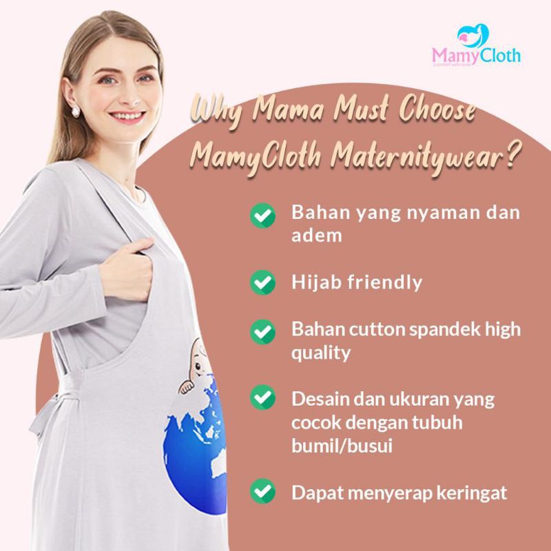 Mamycloth Dress &quot;Baby Pecking The Earth&quot;