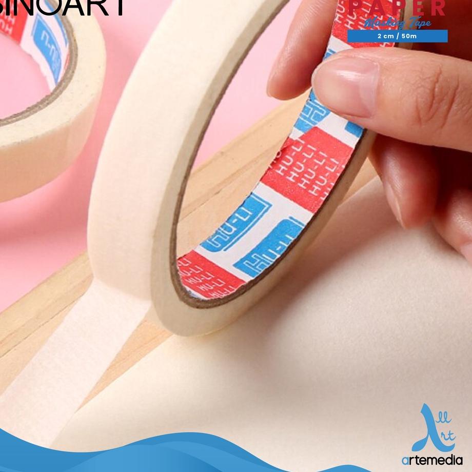 

Berkualitas Selotip Kertas Sinoart Masking Tape ,,