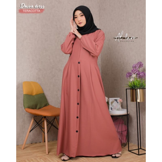 DAVIRA DRESS By Alfaro Collection//Ity Crepe//Ori//real pict