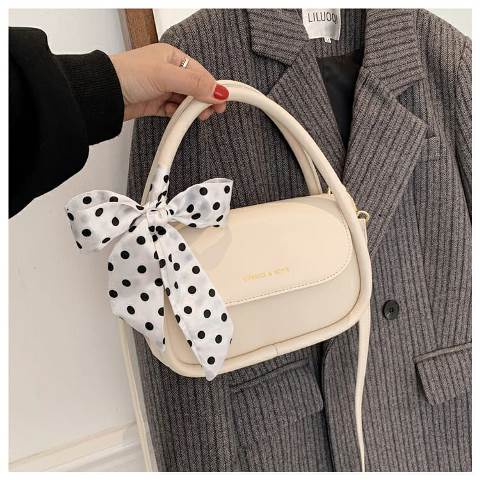 BJ61720 - BEIGE/BLACK/DARKKHAKI/YELLOW - TAS SLEMPANG SYAL SCARF SALE IMPORT TAS WANITA FASHION IMPORT MODIS ELEGAN TERMURAH TERLARIS TERBARU BAGSTORE JAKARTA TAS BATAM ZCJ1720 LT1420