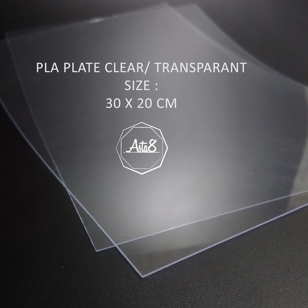 

PLA PLATE CLEAR 0.5 MM