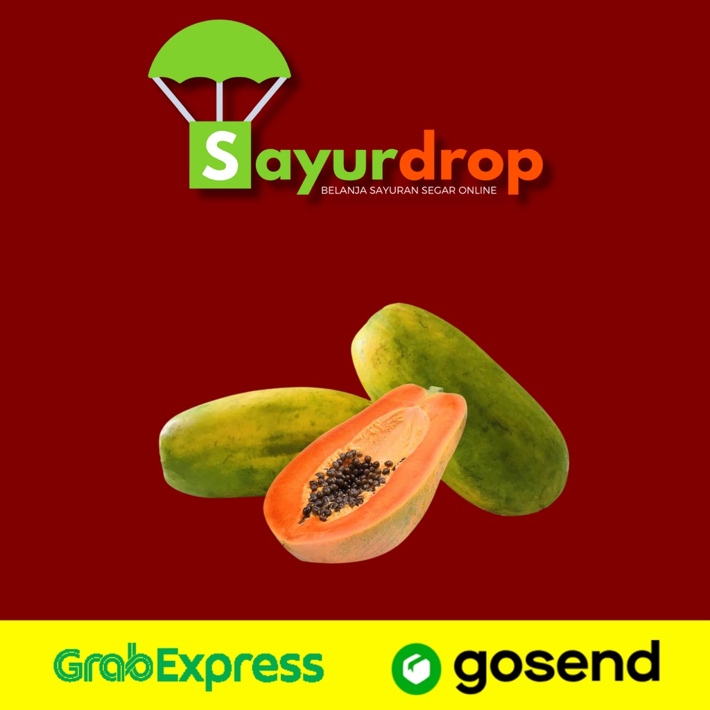 

Pepaya Kalifornia California 1 Pcs - Segar Higienis Murah - Instant/Same Day Delivery (Sayurdrop)