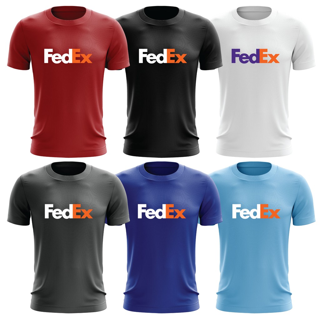 KAOS TERLARIS PROMOSI HEBAT FEDEX EXPRESS BAJU LELAKI PEREMPUAN T SHIRT (FEDEX A5 LOGO) / KATUN COMB
