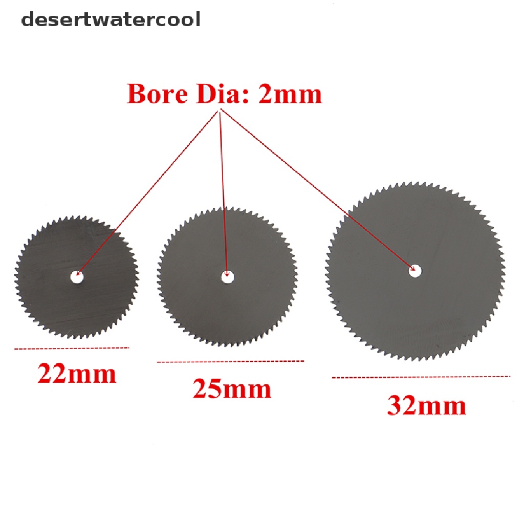 Deid 20Pcs / Set Mata Gergaji Mini HSS Bentuk Bulat Untuk Power Tool / Potong Kayu