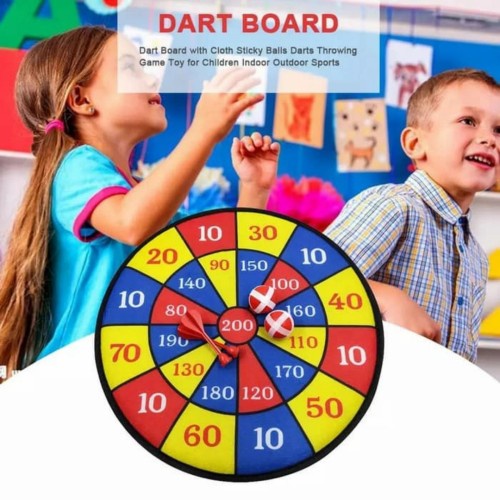Papan Dart Board Game Permainan Velcro 36 cm