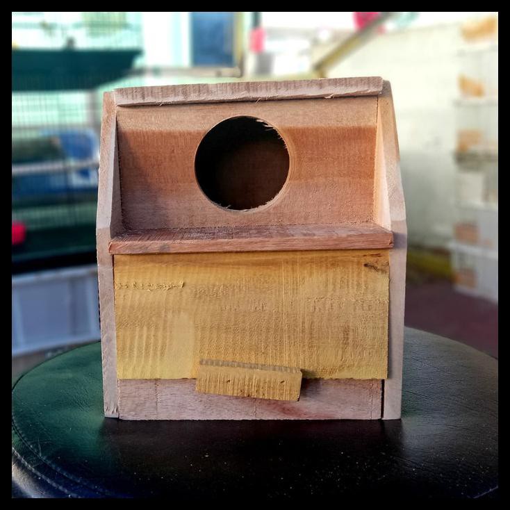 Indh Glodok Burung / Rumah Burung Kotak Bisa Untuk Sangkar Kapsul Komplit Kode 1338