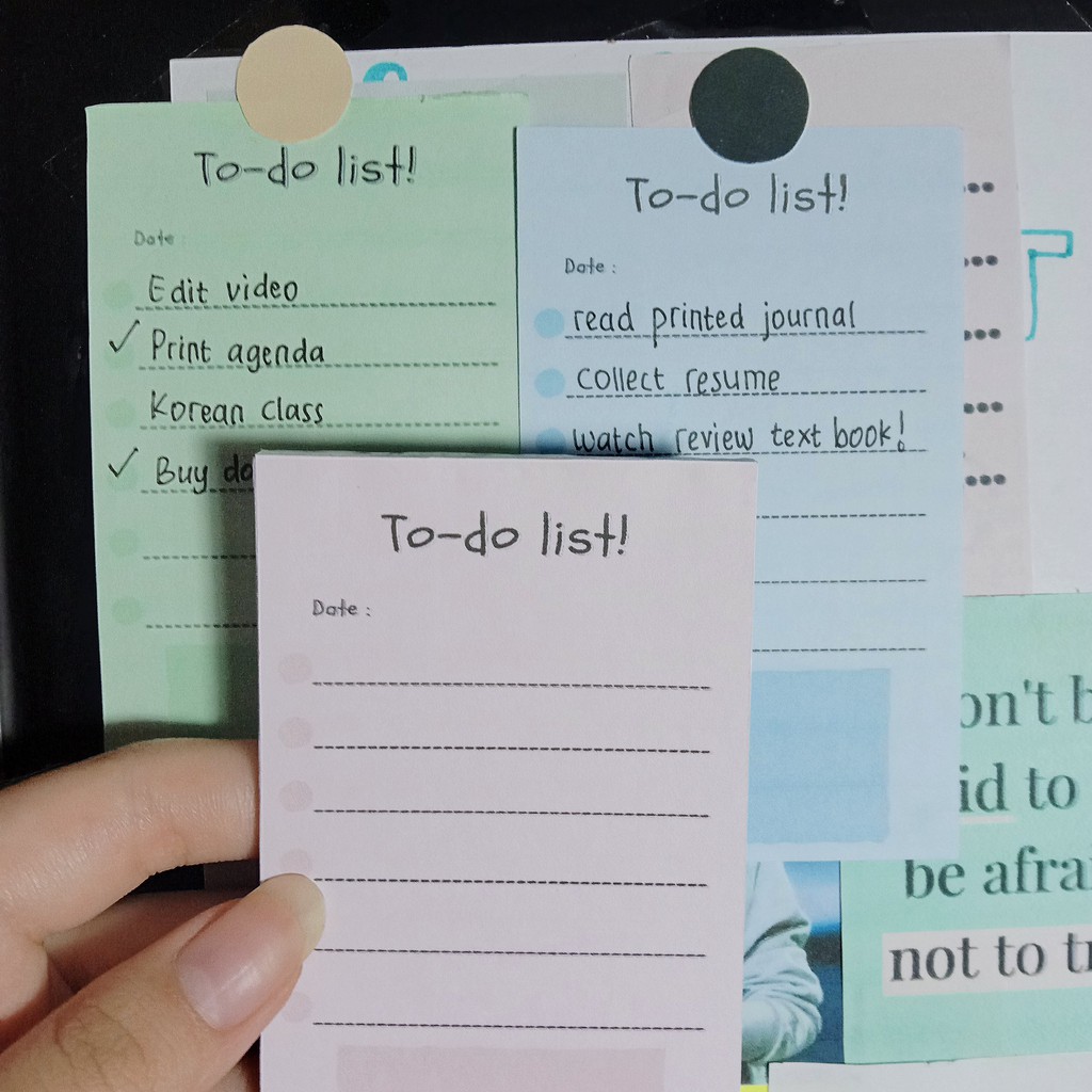 

Memo Pad / Note Pad Aesthetic - To Do List ( bisa COD )