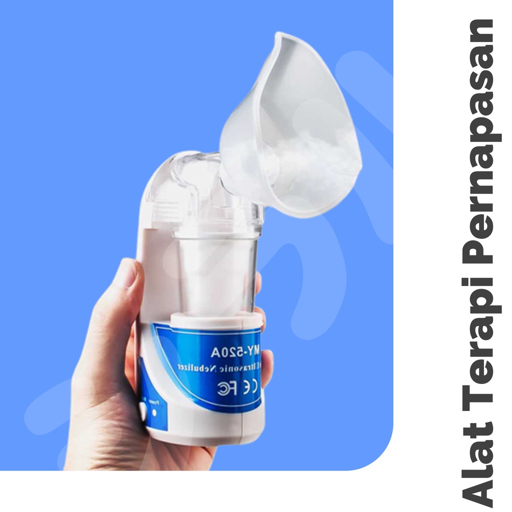 Alat Inhalasi dan Nebulizer Terapi Pernafasan / Pernapasan Ultrasonic Inhale inhaler Alat Uap