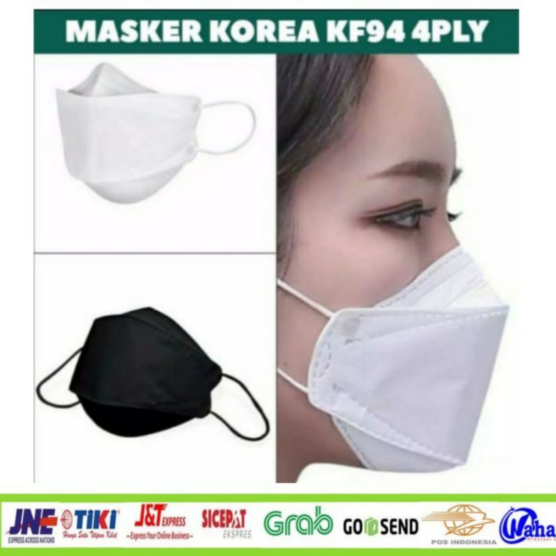 MASKER SACHET KF94 KOREA LIKE EVO CONVEX 4 PLY  ISI 10 PCS / WASHABLE &amp; BREATHABLE MASK