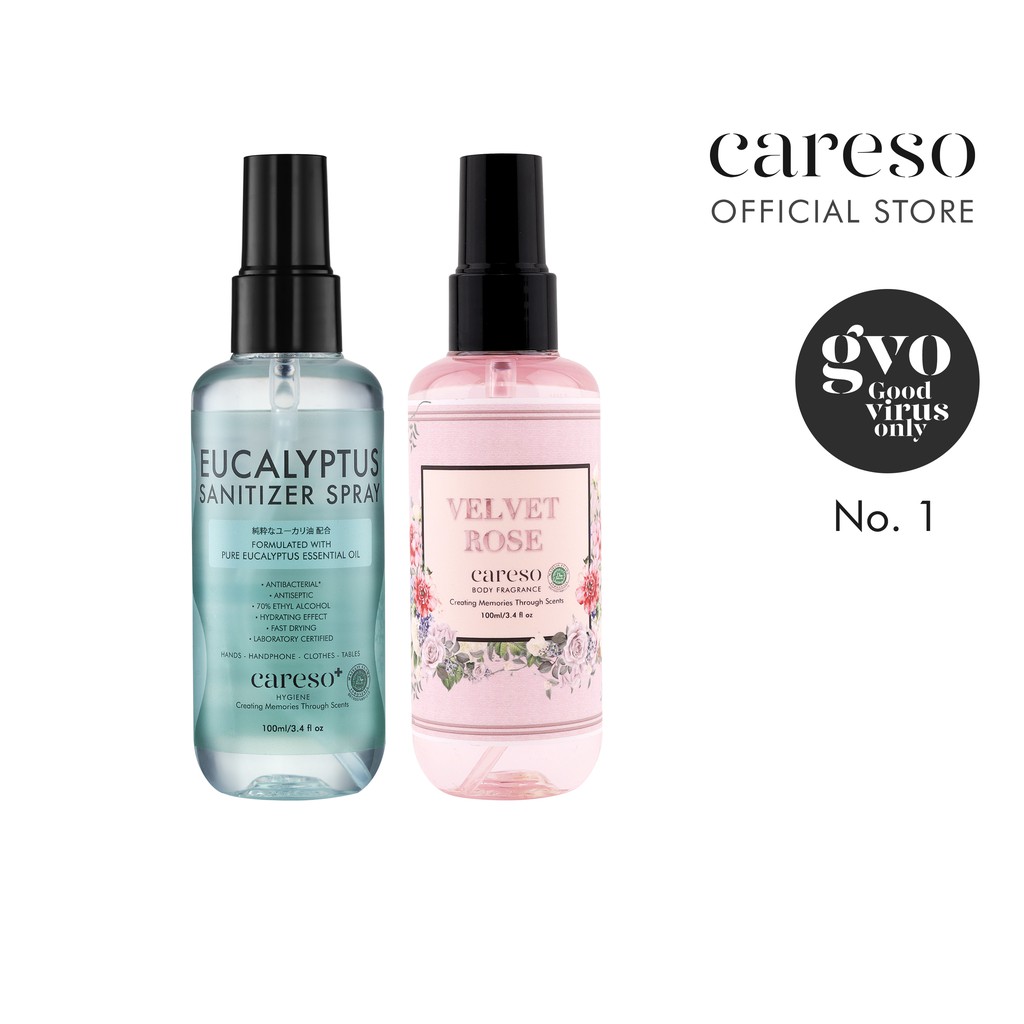 

GVO Series - No.1 (Eucalyptus Sanitizer + Velvet Rose - 100ml)