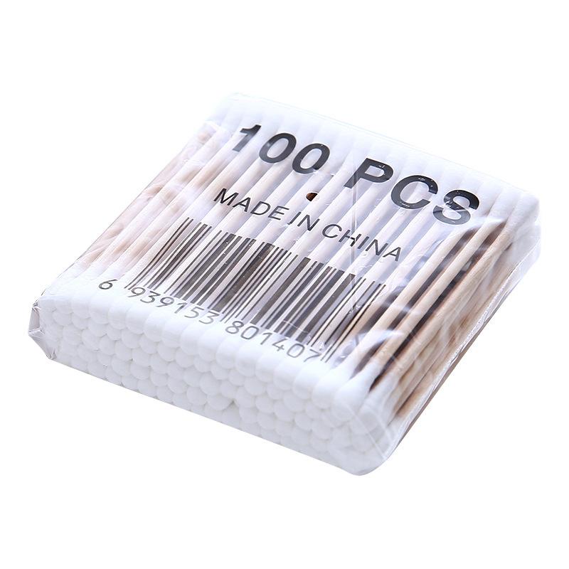 (BOW) Cotton Bud Kapas untuk Telinga 1 Pack isi 100pcs 0A0G38