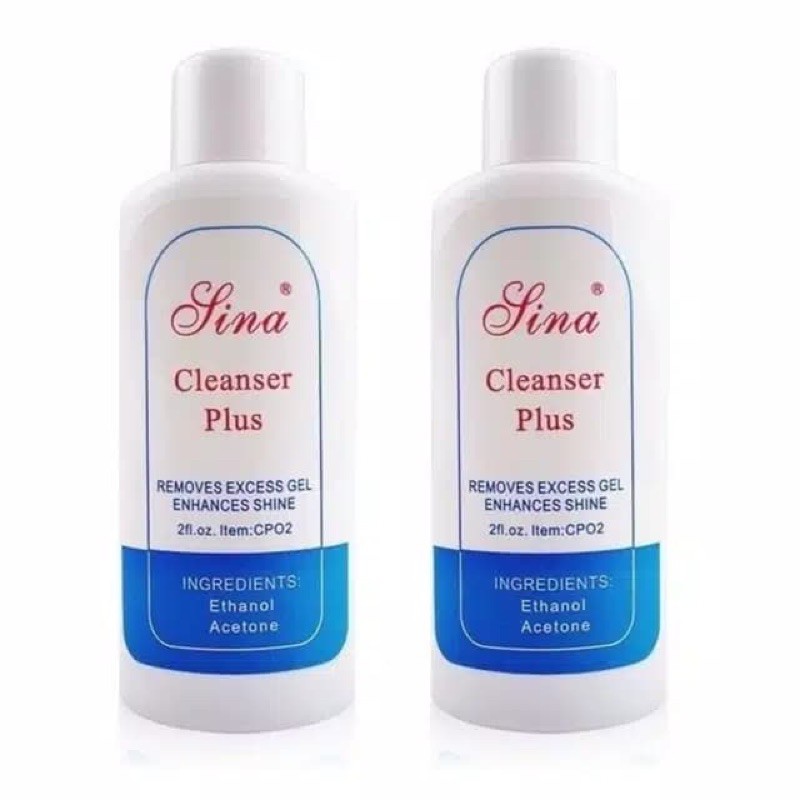 SINA LINA CLEANSER PLUS 58ml NAIL CLEANSER WATER NAIL ART CAIRAN PEMBERSIH RESIDU NAIL ART