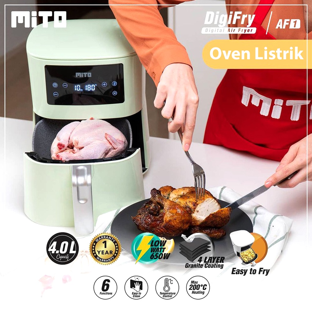 Air Fryer AF-1 Digital Mito - alat masak praktis serbaguna