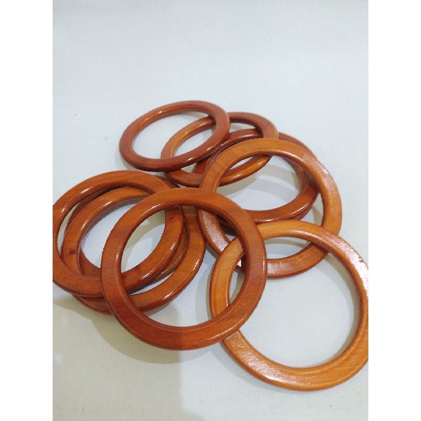 ring kayu macrame - ring kayu bulat - ring kayu grosir - ring kayu tas - ring kayu bulat diameter 13