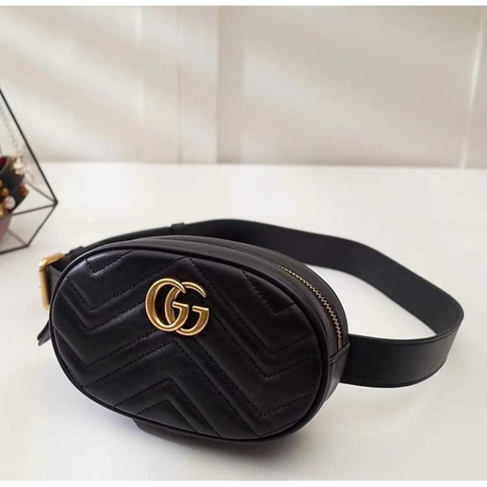 New Best Seller Gucci Waist Bag Original Leather Terbaru