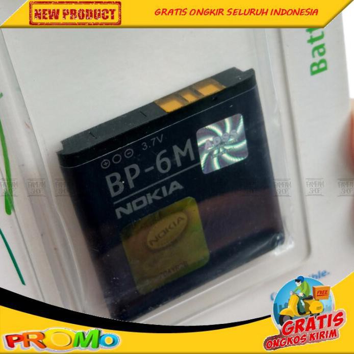 Baterai Nokia 9300 9300I N73 N77 Bp6M Bp 6M Original Oem Baterai