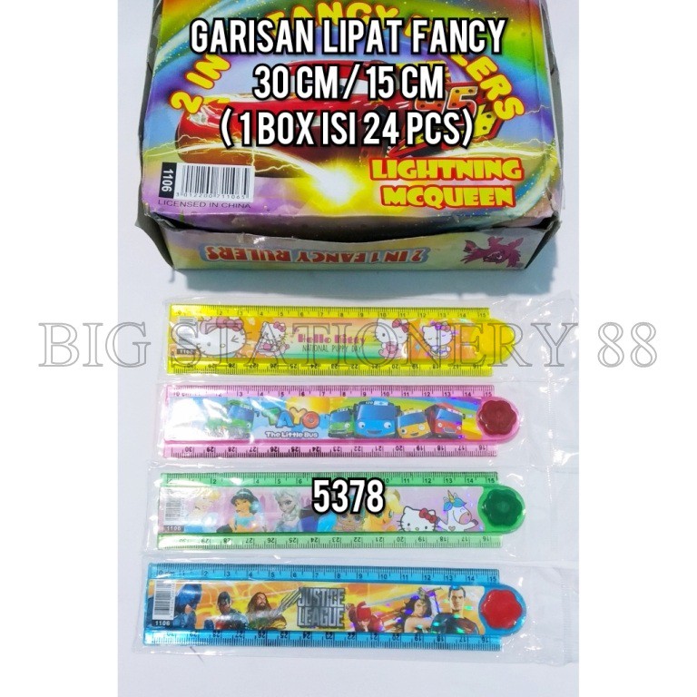 

Penggaris Lipat 30cm ruler mistar lipat /Penggaris Plastik/Ruler/penggaris karakter lucu