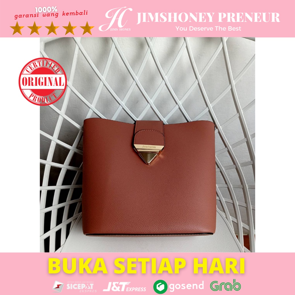 VONY Bag Jims Honey Tas Wanita Besar Kerja Simple Muat Banyak Fashion Trandy Original