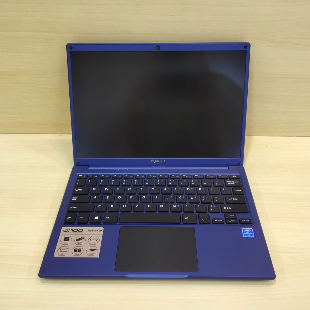 LAPTOP MURAH AXIOO MYBOOK 14F INTEL N4020 8GB 256GB SSD WQXGA IPS WINDOWS 10 PRO BLUE