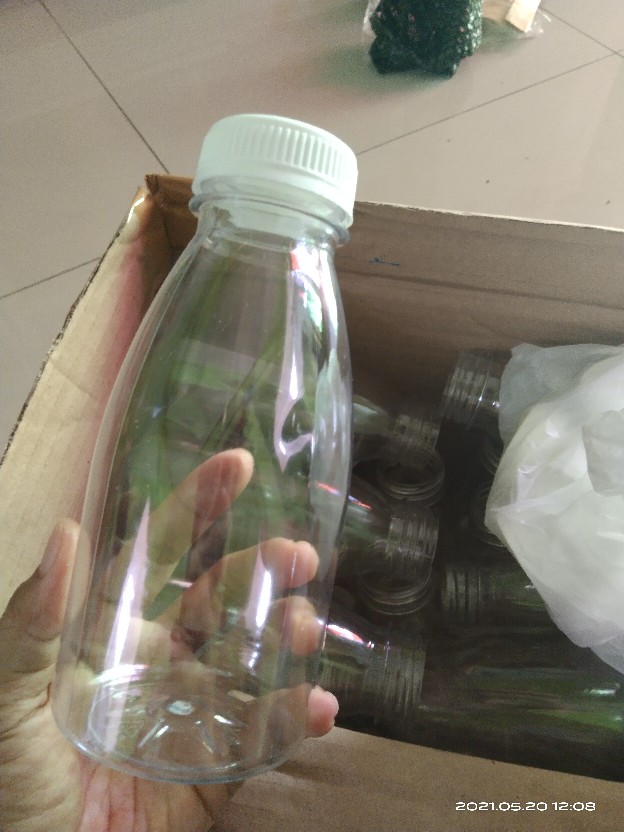 Botol Plastik Cantik 350ml / Paket 10 Pcs