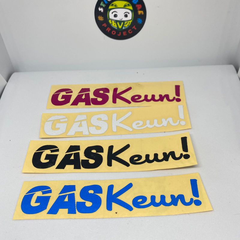 sticker Gas Keun cutting stiker