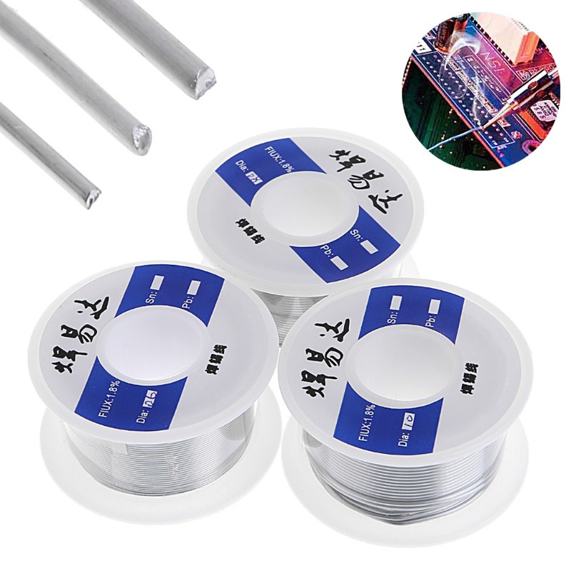 CRE  0.6mm/0.8mm/1.0mm Tin Lead Wire Solder Melt Rosin Flux Roll Core Soldering