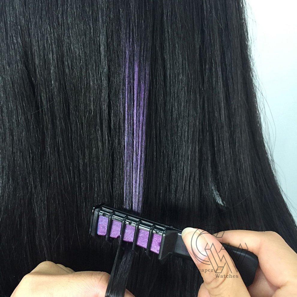 Cheaper-6pcs -Sisir pewarna Rambut Pewarna Rambut Hair Color Instant / Chalk Comb Pewarna Non Permanent