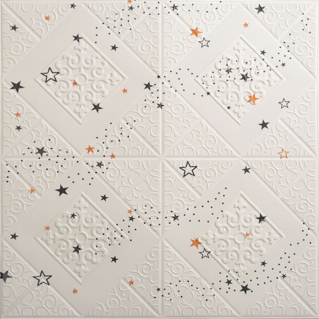 COD !!!!Wallpaper 3D Foam Motif / Wallfoam Sticker Dinding Kamar / Walpaper Dinding Motif Batik Warna 70cm X 70cm-3