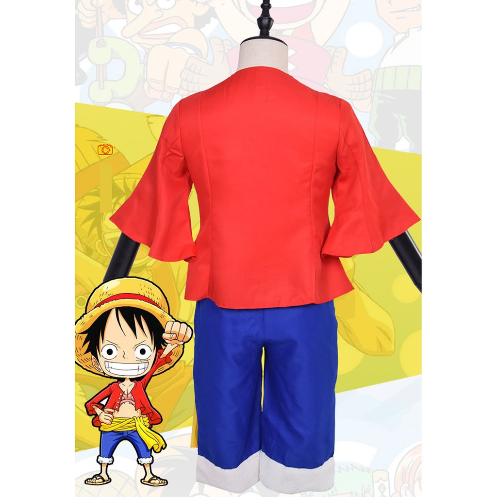 Kostum Cosplay Model One Piece Generation Monkey D Luffy Untuk