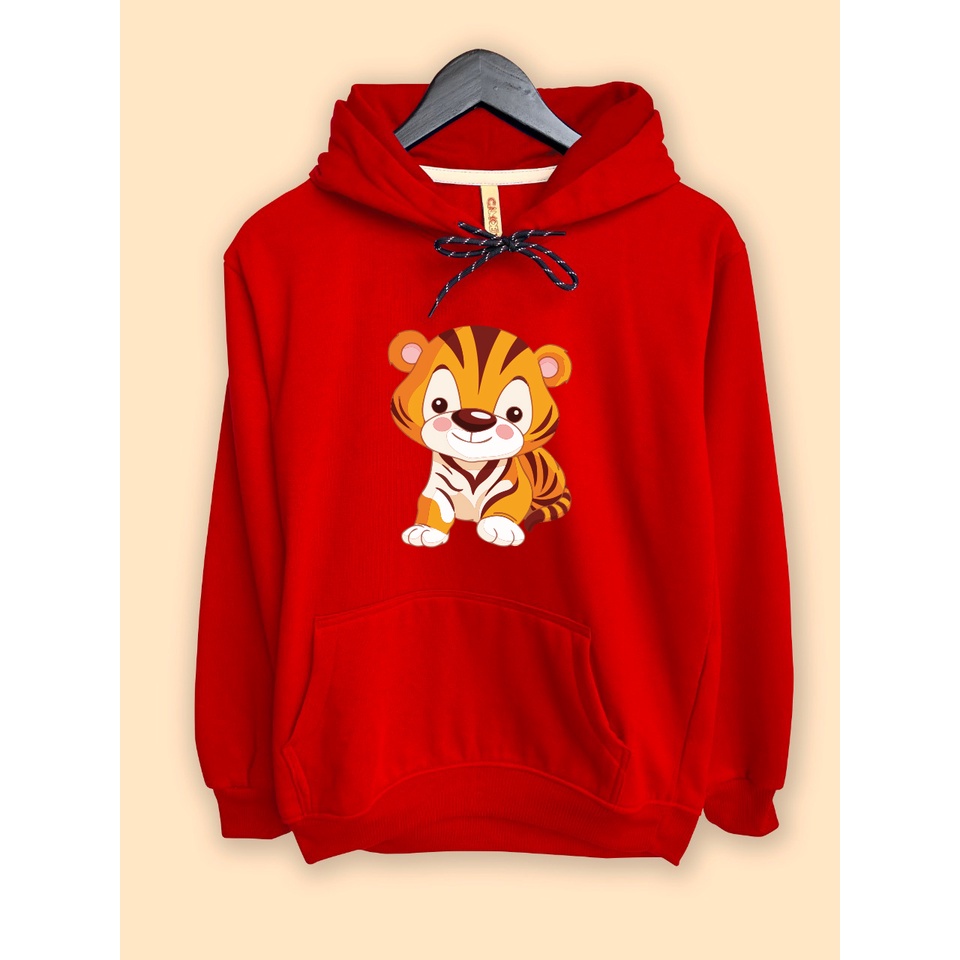 jaket hoodie shio tiger harimau