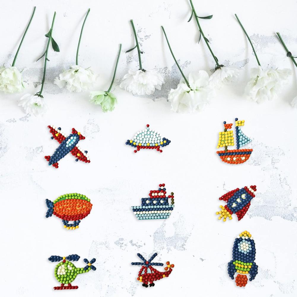 Diy Lukisan Diamond 5d Dengan Gambar Kartun Pesawat Terbang Untuk