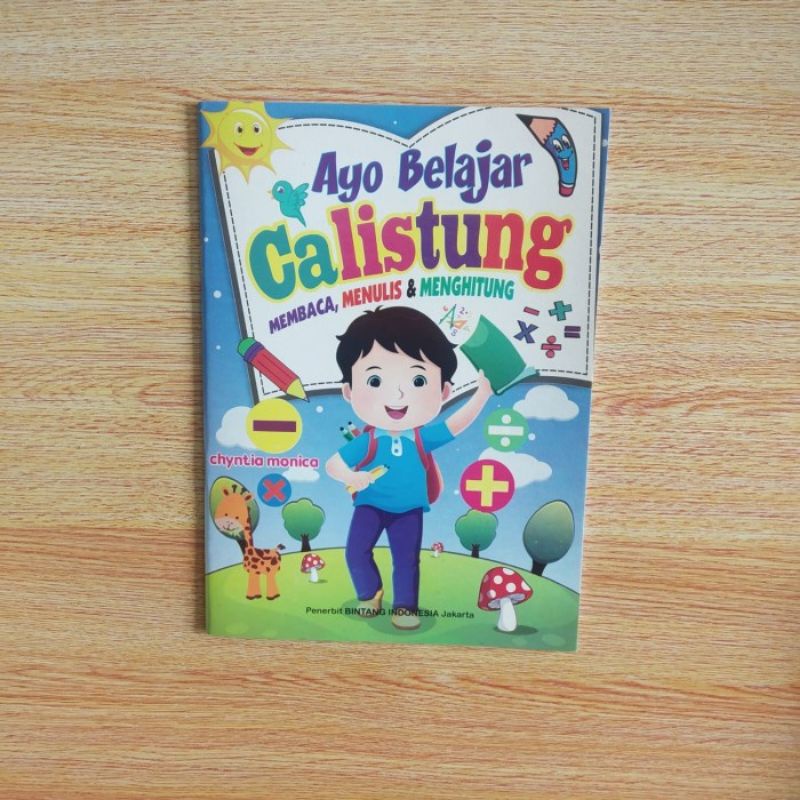 Buku Anak Paud TK Ayo Belajar Calistung - Polos, Baca Tulis Hitung