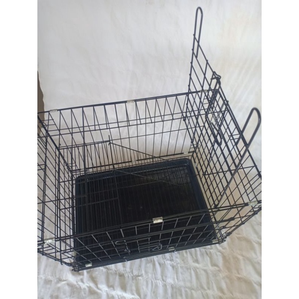 KANDANG KUCING LIPAT UKURAN 1 TINGKAT 60X42X50 CM SIZE L BAHAN TEBAL DAN KOKOH