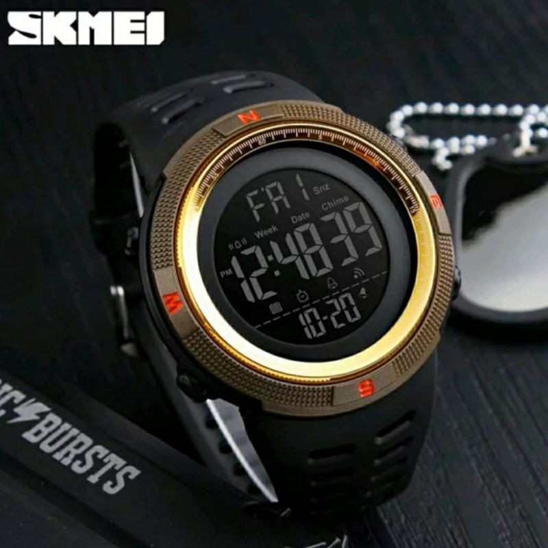 MODEL OUTDOOR KESUKAAN PRIA JAM DIGITAL SKMEI ORIGINAL JAM TERLARIS TAHAN AIR JAM TANGAN SKMEI 1251