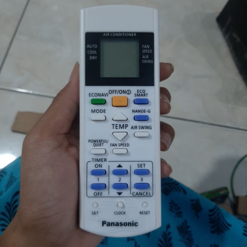 REMOTE REMOT AC PANASONIC ECONAVI ECO SMART TITIK 3 ORIGINAL