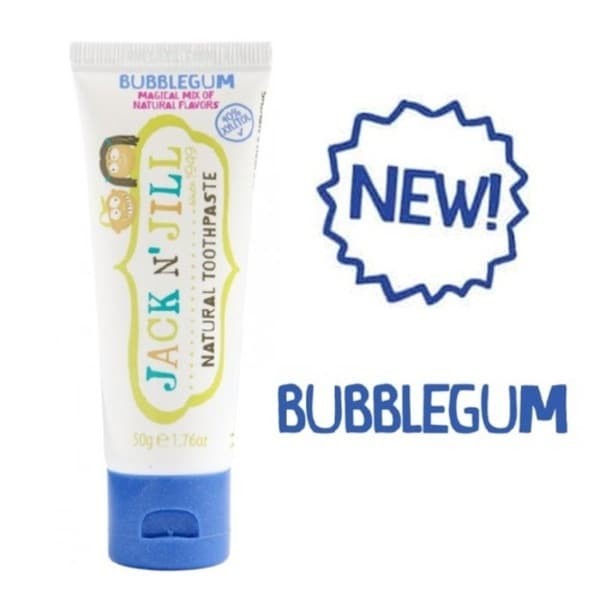 Jack n' Jill Natural Bubble Gum Toothpaste /Pasta Gigi Organik Anak