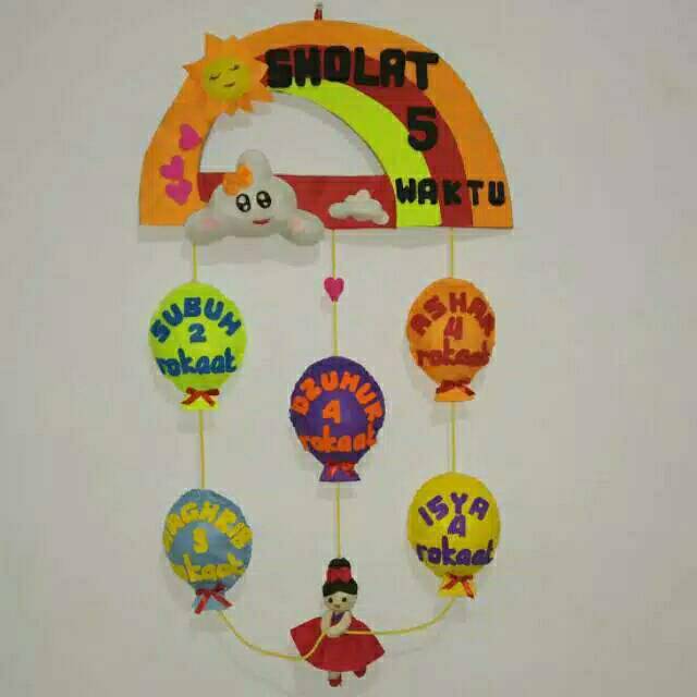 Gantungan sholat 5 waktu