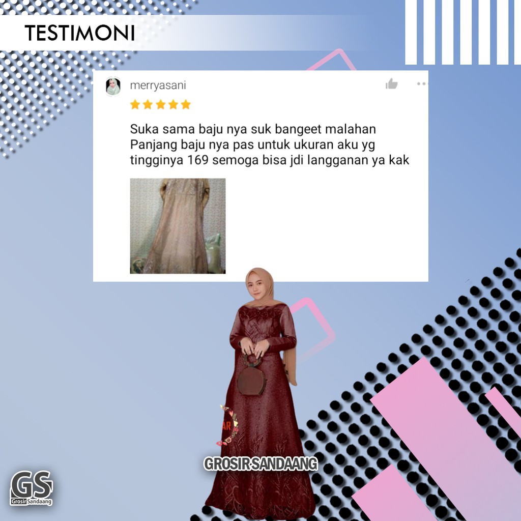 GAMIS SYAR I GAMIS BRUKAT GAMIS BROKAT AURA GOWN GAMIS BURKAT AURA GOWN DRESS BRUKAT GROSIR SANDAANG