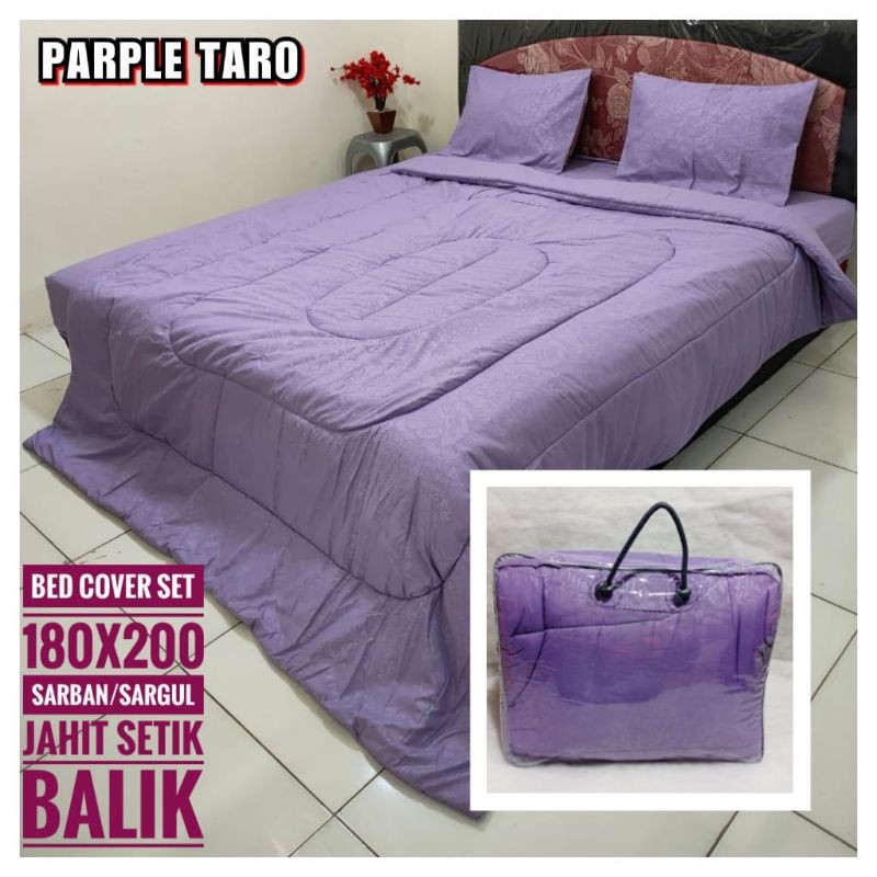 SET BED COVER EMBOS POLOS