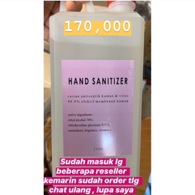 Hand sanitizer 1 Liter