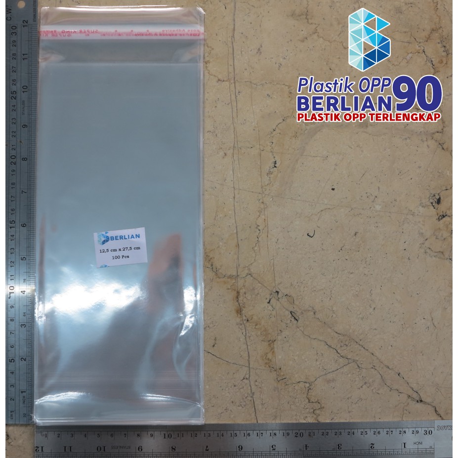 

12,5X27,5 CM PLASTIK OPP (SEAL/LEM) TEBAL 20 MIC ASLI / PLASTIK KEMASAN SOUVENIR / PLASTIK UNDANGAN