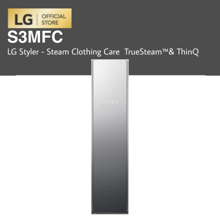 LG S3MFC Styler - Steam Clothing Care TrueSteam ThinQ WiFi