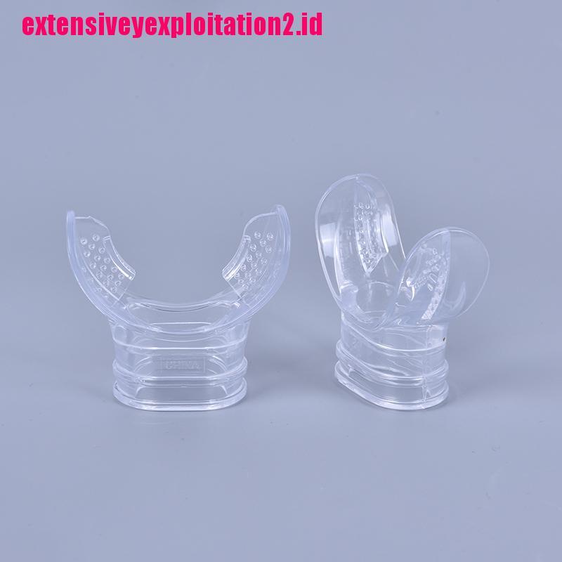 &lt; E2id &amp; &gt; 1PC Kacamata Renang / Diving / Snorkeling Bahan Silikon Transparan