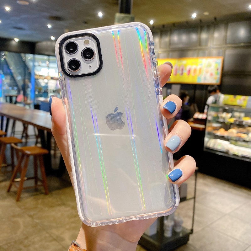 Case Transparan Anti Jatuh Untuk Iphone 11 11pro Max 12 Mini 7 7plus 8 8plus Se Xs Xsmax