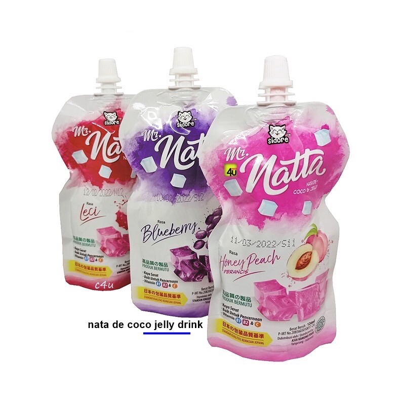 

Sidore - Mr Natta Nata de Coco Jelly Drink - 132 ml